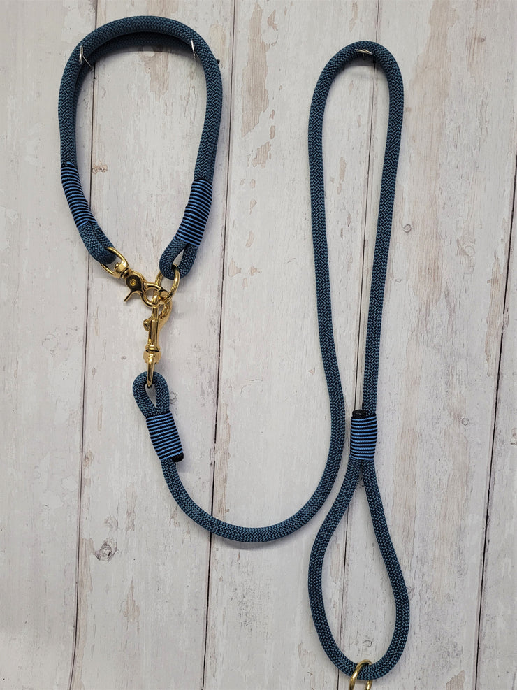 handmade-rope-dog-collar-air-force-blue-with-whipping|collaredcreatures