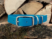 Turquoise Waterproof Biothane Dog Collar