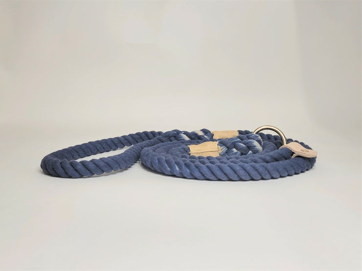 Collared Creatures Blue Ombre Dip Dyed Dog lead