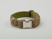 Totally Traditional Herringbone Harris Tweed Luxury Dog Collar - Collared Creatures