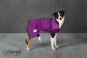 Magenta Perfectly Practical Dog Drying Coat - Collared Creatures