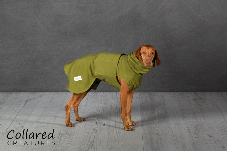 Green Perfectly Practical Dog Drying Coat - Collared Creatures