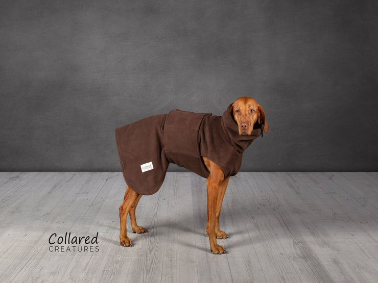 Brown Perfectly Practical Dog Drying Coat - Collared Creatures