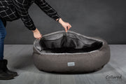 Luxury Deluxe Comfort Cocoon Dog Cave Bed - Collared Creatures