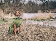 Green Perfectly Practical Dog Drying Coat - Collared Creatures