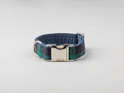 Collared Creatures Baird Modern Tartan Luxury Dog Collar