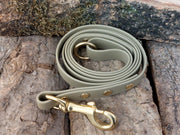 Beige Waterproof Biothane Dog Lead Handmade in Yorkshire