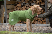 Green Perfectly Practical Dog Drying Coat