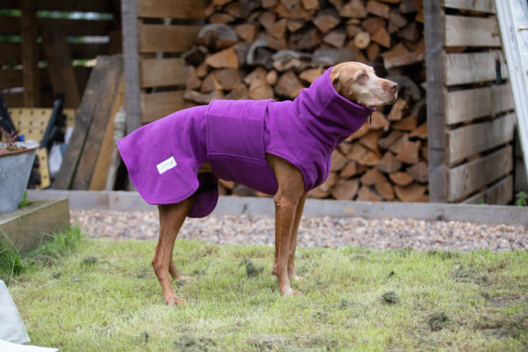 Magenta Perfectly Practical Dog Drying Coat