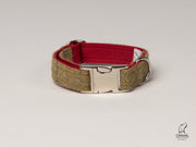 yorkshire tweed luxury dog collar |collared creatures