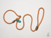 handmade-rope-slip-lead-golden-copper-with-whipping|collaredcreatures