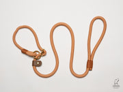 Handmade Rope Slip or clip lead Golden Copper