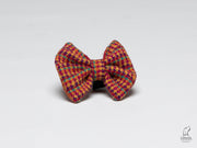 Bright & Bold Check Luxury Harris Tweed Dog Bow Tie
