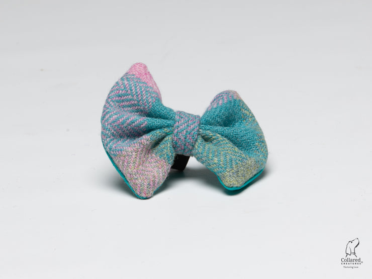 summer-herringbone-check-handmade-bow-tie|collaredcreatures
