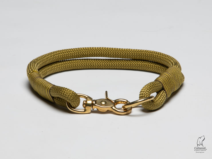 golden-treasure-handmade-rope-dog-collar-with-whipping|collaredcreatures
