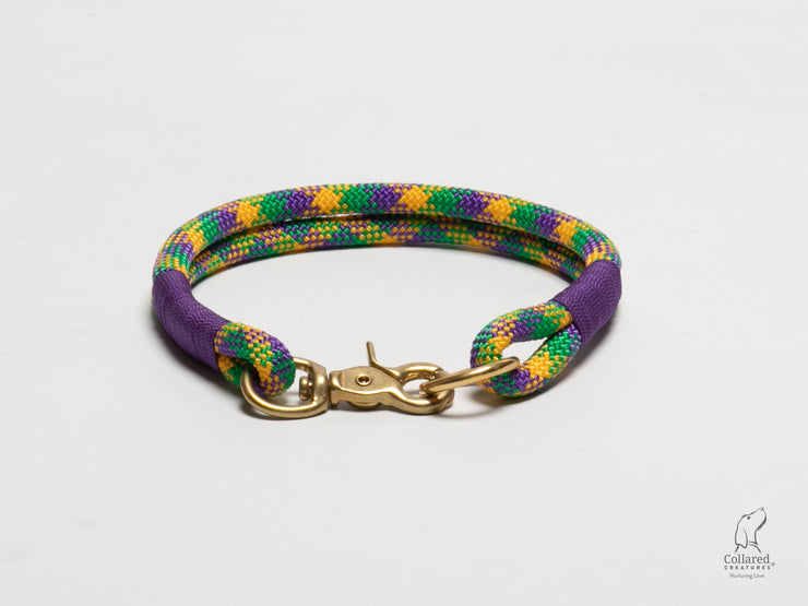 Donatello Handmade Rope Dog Collar with whipping