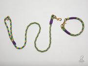 handmade rope dog collar donatello with whipping| collared creatures