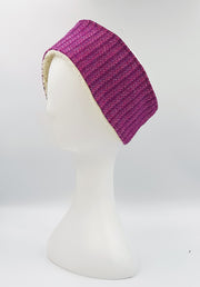 product photo of collared creatures Pink Koana Harris tweed ladies headband
