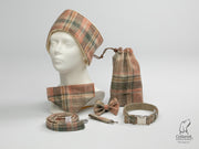 Collared Creatures, Abraham Moon Glen Coe Terracotta Luxury Dog accessories collection photo