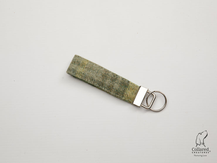 Collared Creatures Abraham Moon Mr Straws House, Sage, Luxury Handmade Keyrings / Key Fobs