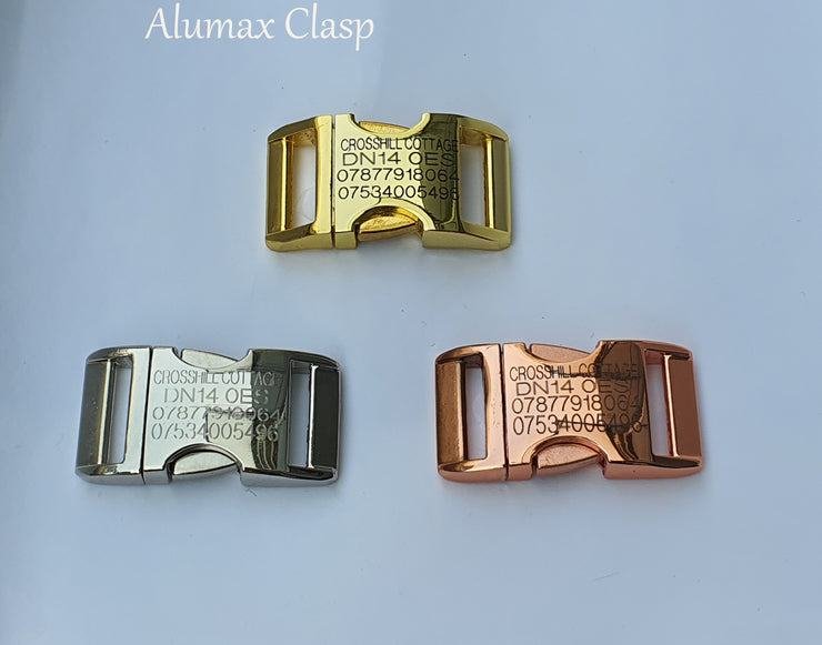 Summer Herringbone check Luxury Harris Tweed Dog Collar