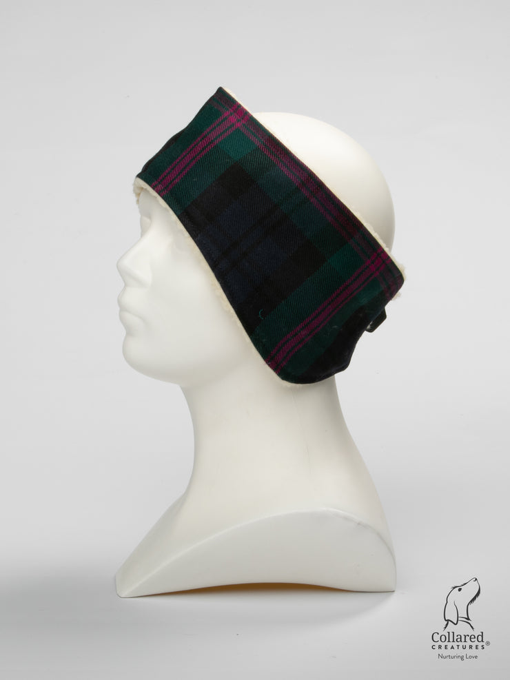Product photo of Collared Creatures Baird Modern Tartan Ladies Headband