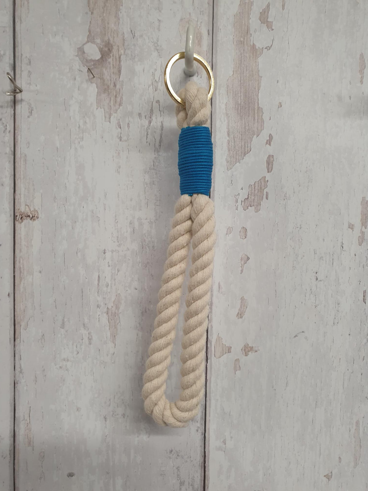 Loop Key Rings Pink Rope Rope Key-Ring with Coloured Whipped Thread – Collared Creatures