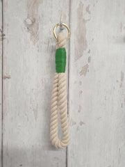 Rope Key-Ring with Coloured Whipped Thread