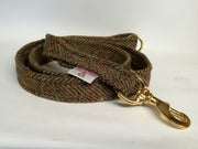 Collared Creatures Totally Traditional Herringbone Harris Tweed Luxury Dog Lead