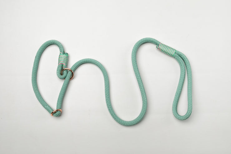 handmade-rope-mint-slip-lead|collaredcreatures