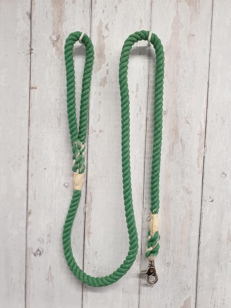 Collared Creatures Pale Green Ombre Dip Dyed Dog clip lead