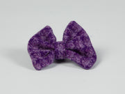 Collared Creatures Purple Dream Luxury Harris Tweed Dog Bow Tie