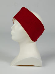 Collared Creatures Simply Red  Harris Tweed Luxury Ladies Headband